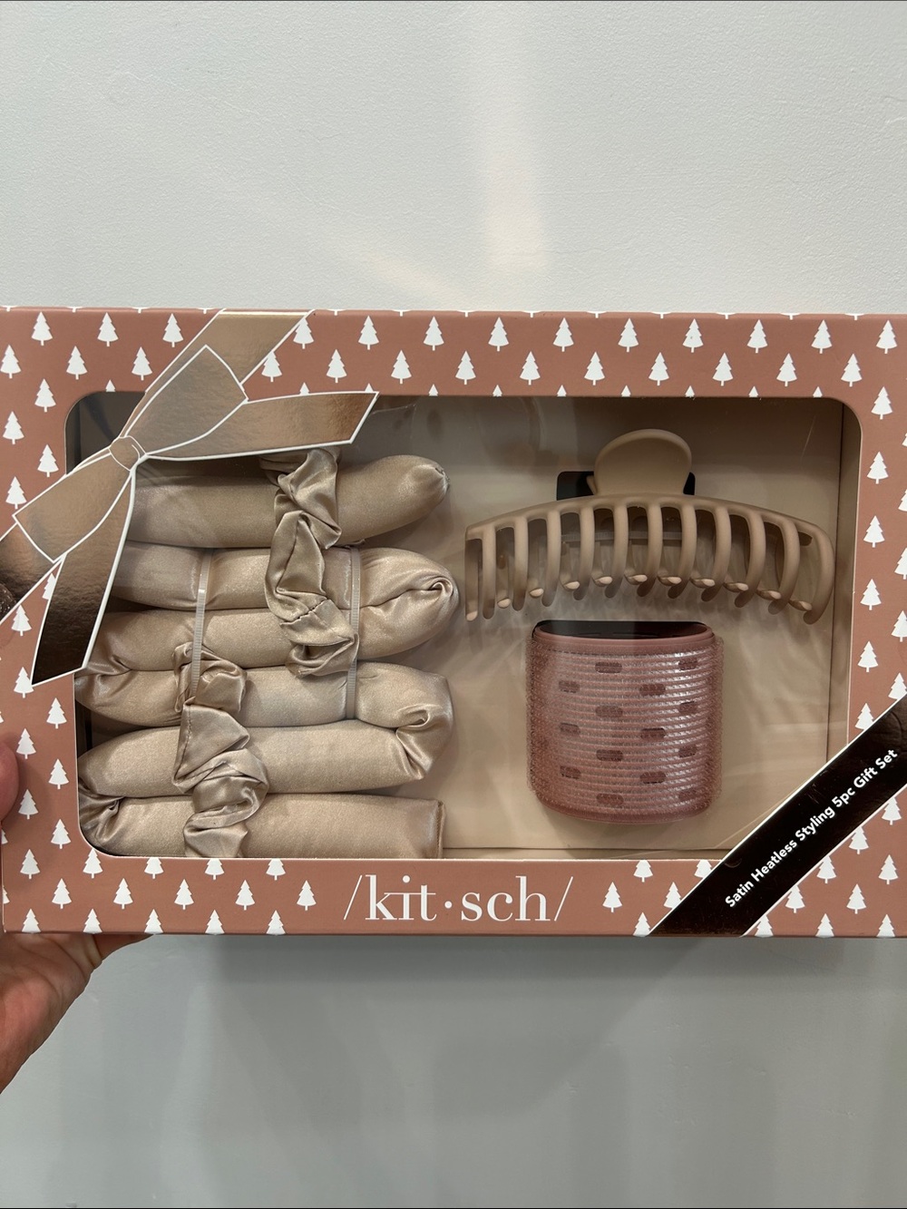 Kitsch satin heatless styling 5pc gift set